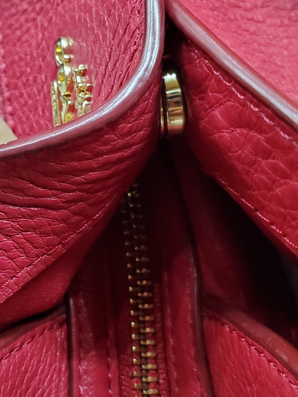 Coach Lexy Hot Pink Pebbled Leather Shoulder Tote REDUCED.. - Picture 8 of 16